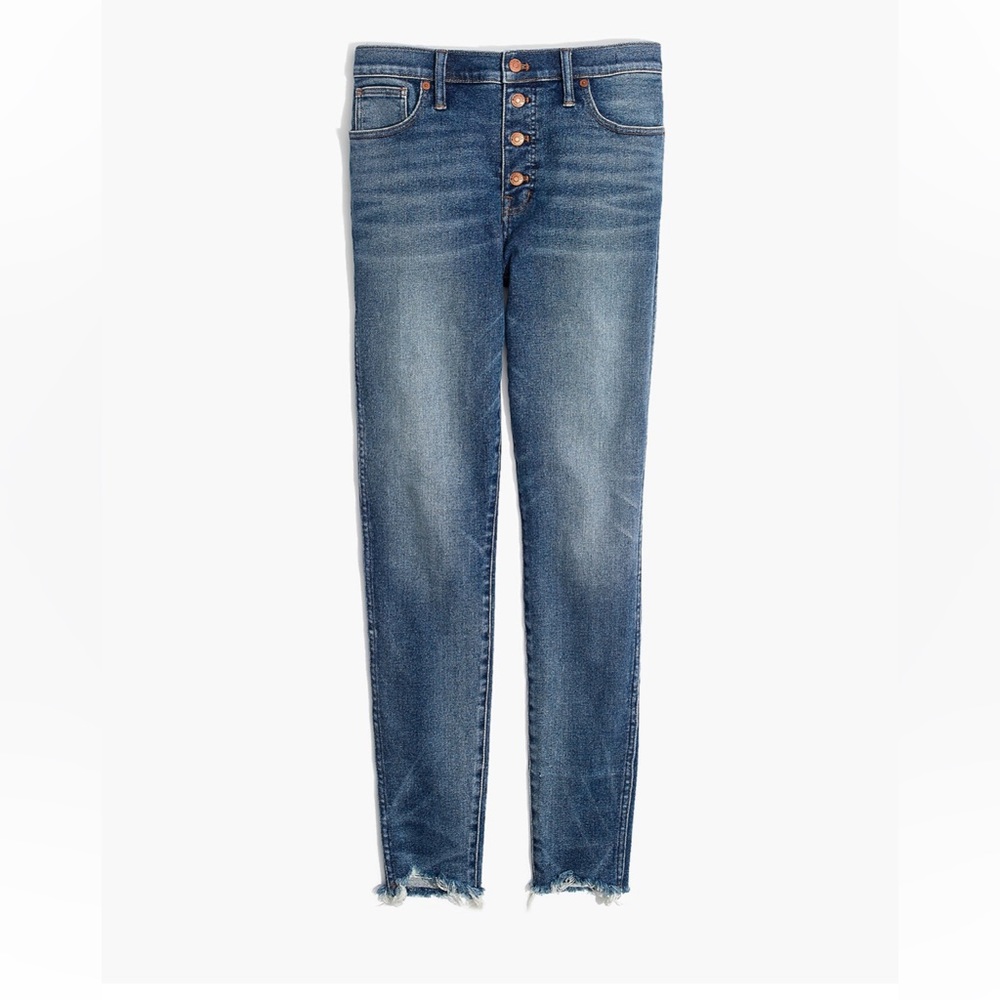 Madewell 10” high-rise Skinny Jeans in Cordova wash